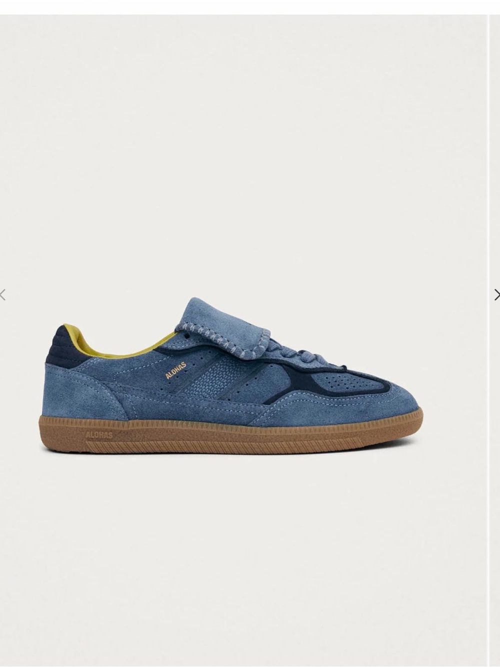 Alohas women’s TB.490 club suede blue leather sneakers sz 39 NWOB - Picture 2 of 2